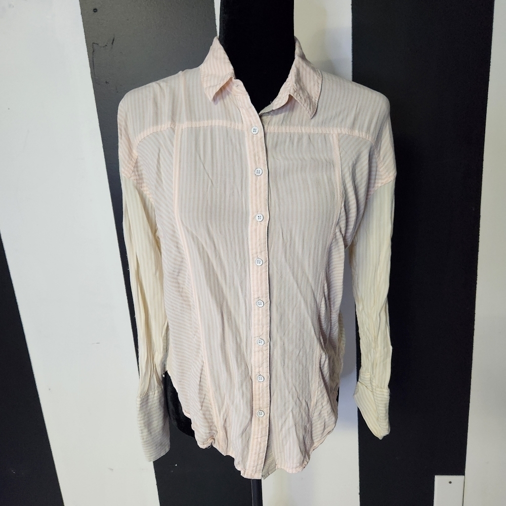 Free people beachwear button up